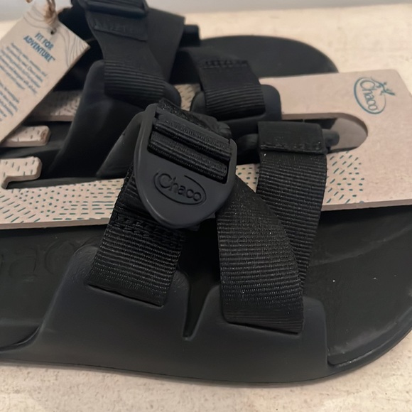 Chaco NWT Chili’s Slide Size 5 Black adjustable flat - Picture 4 of 7
